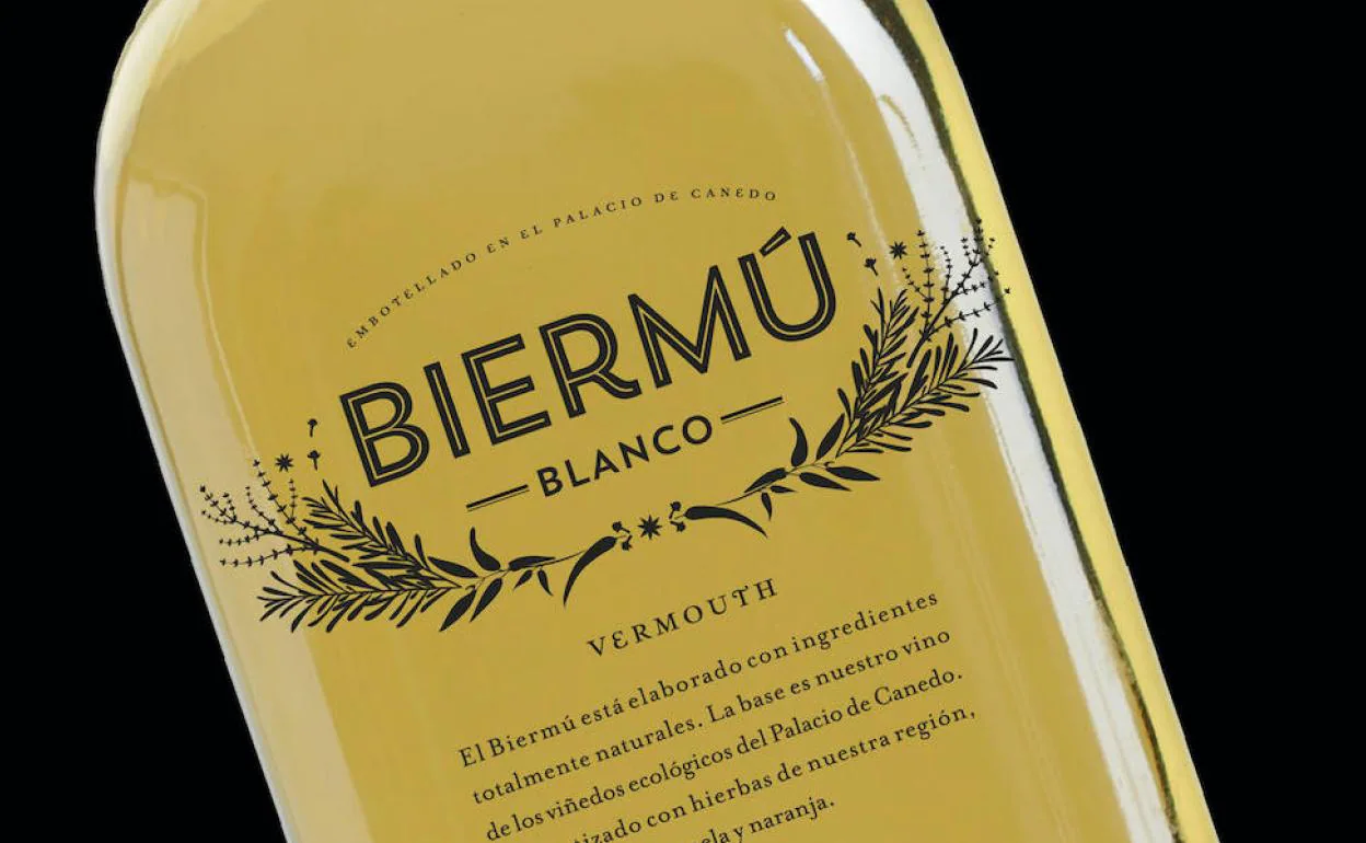 Biermú blanco de la bodega berciana Palacio de Canedo.