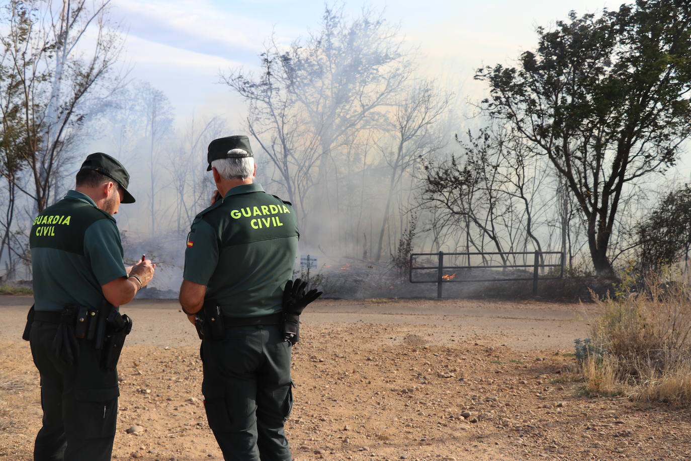 El fuego vuelve a Santa Olaja de la Ribera este viernes.