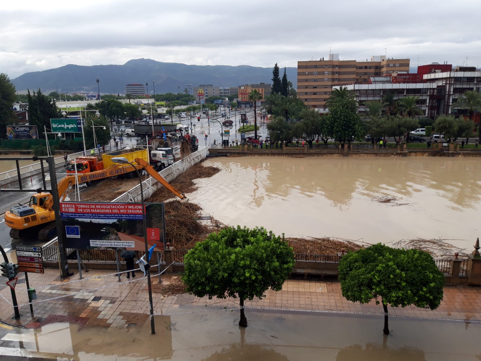 Fotos: Imágenes tomadas por el leonés Álvaro García en Murcia durante el temporal