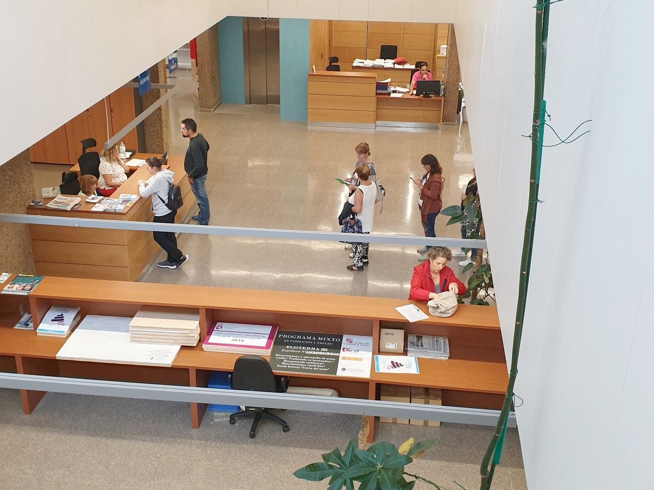 Funcionarios del Ayuntamiento de Villaquilambre.