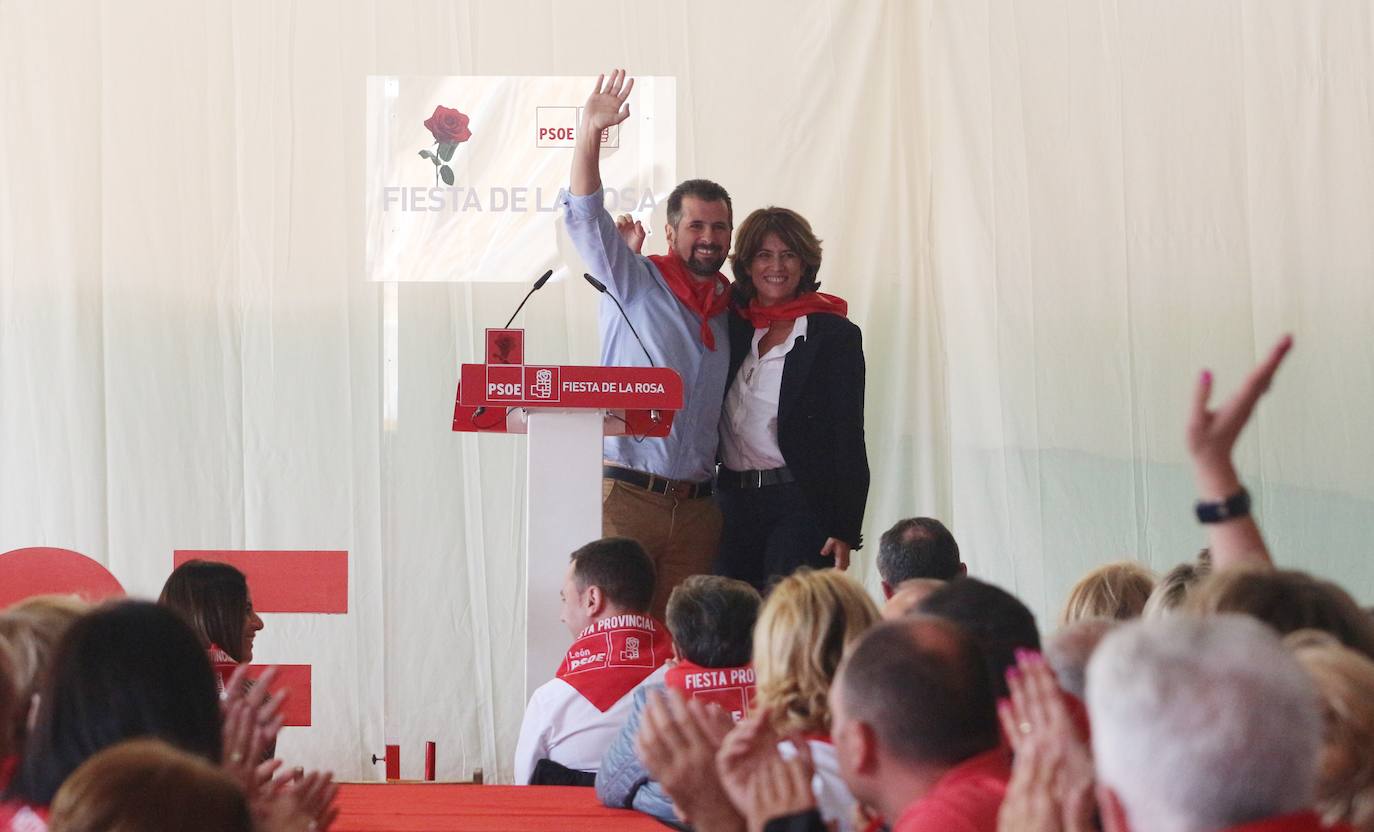 Fotos: La ministra de Justicia interviene en la Fiesta provincial del PSOE de León en Camponaraya