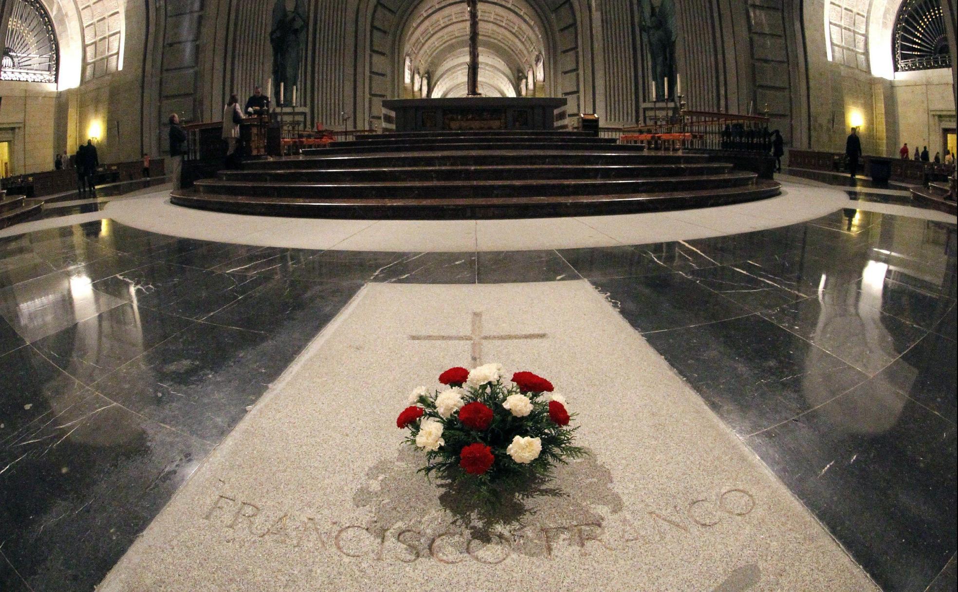 Imagen de la tumba de Franco. 