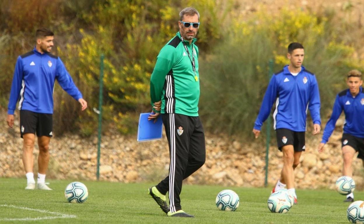 Jon Pérez Bolo, durante un entrenamiento con el equipo. 