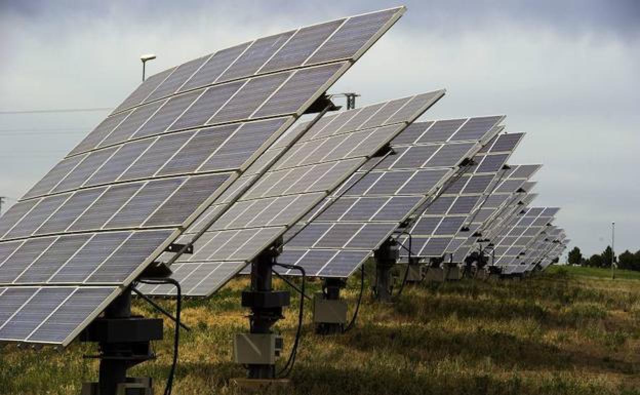 Imagen de una instalación fotovoltaica. 