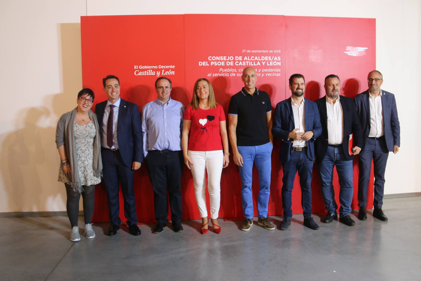 Diferentes cargos del Partido Socialista.