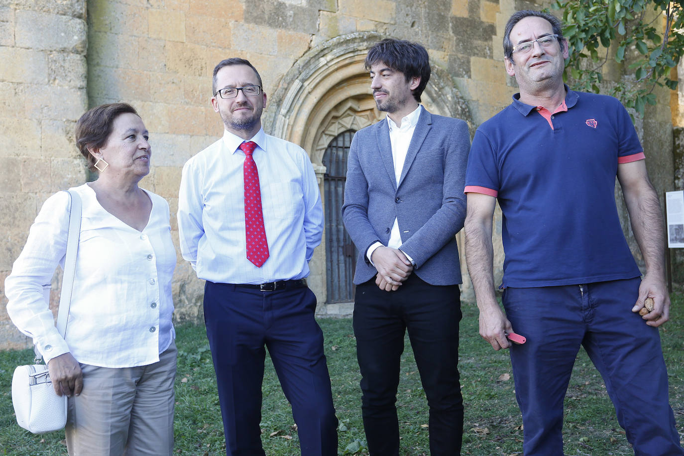 Fotos: El director general de Patrimonio Cultural visita en Monasterio de Santa María de Sandoval