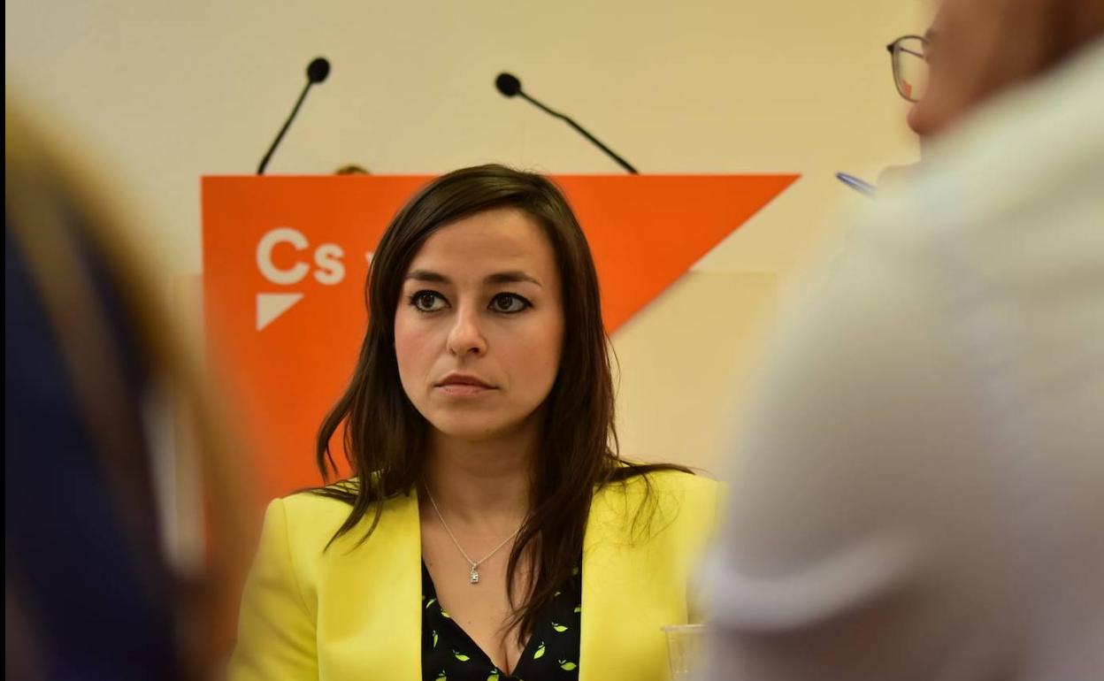 Gemma Villarroel, portavoz de Ciudadanos León.