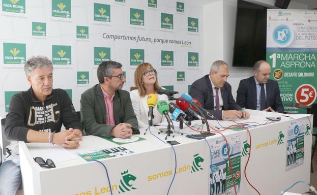 Presentación del Desafío Solidario en la sede de Caja Rural de León.