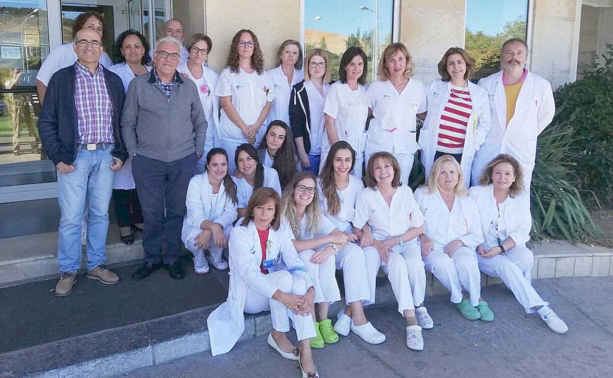 Imagen de parte del equipo del Servicio de Psiquiatría del Hospital de León.