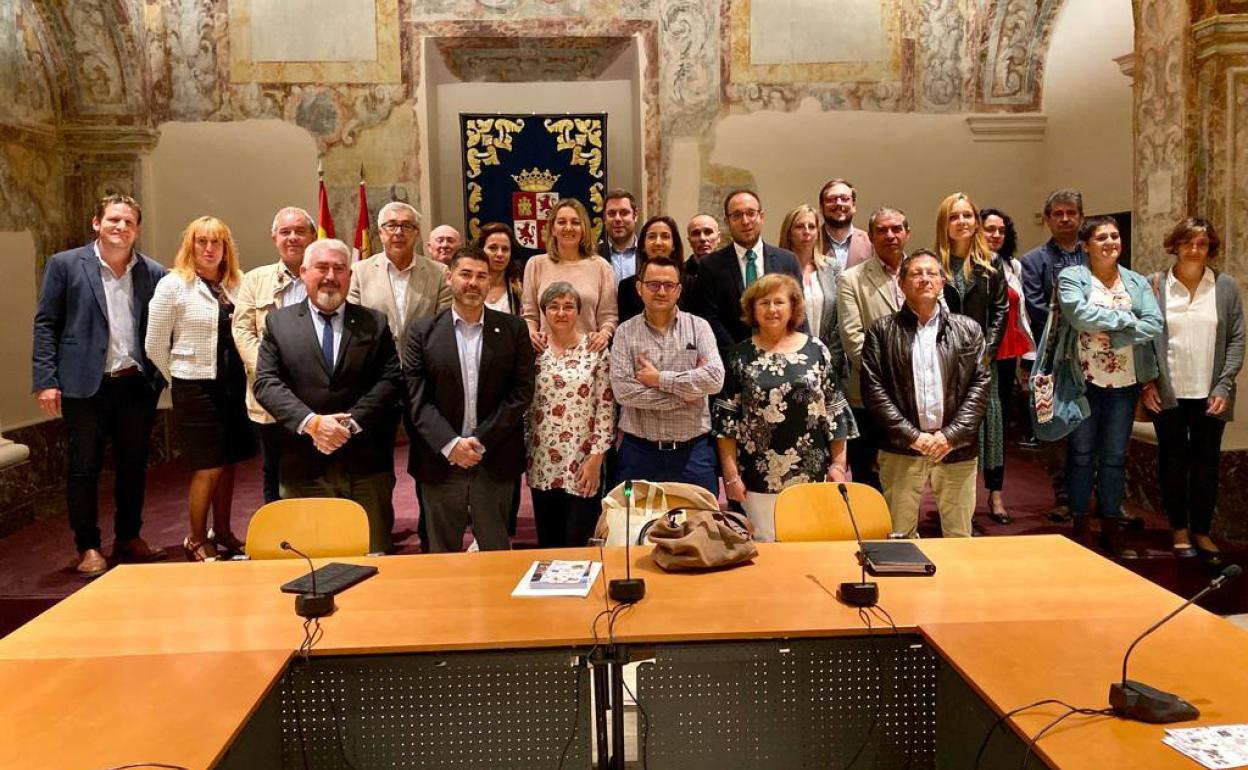 Reunión de los pueblos de la asociación de más bonitos de España.