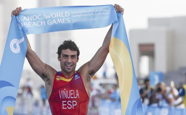 El leonés Kevin Viñuela, campeón de los Juegos Mundiales de Playa en Catar