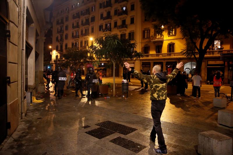 Fotos: Protestas en Cataluña al conocerse la condena de los líderes independentistas