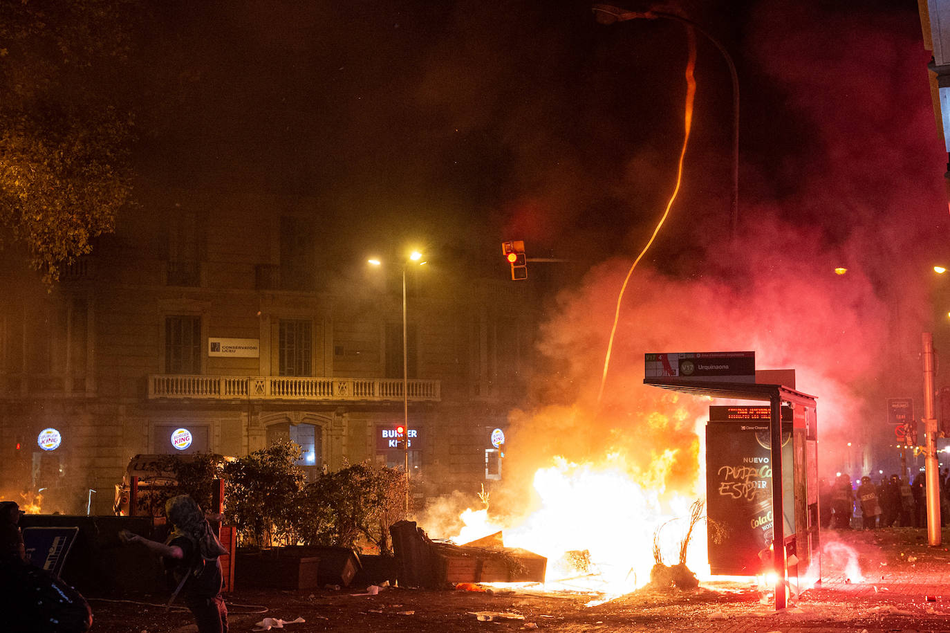 Fotos: Disturbios en Barcelona