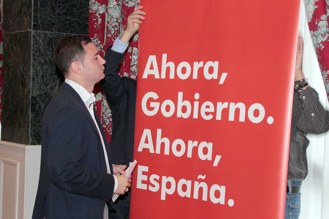 Un instante de la presentación de candidatos.