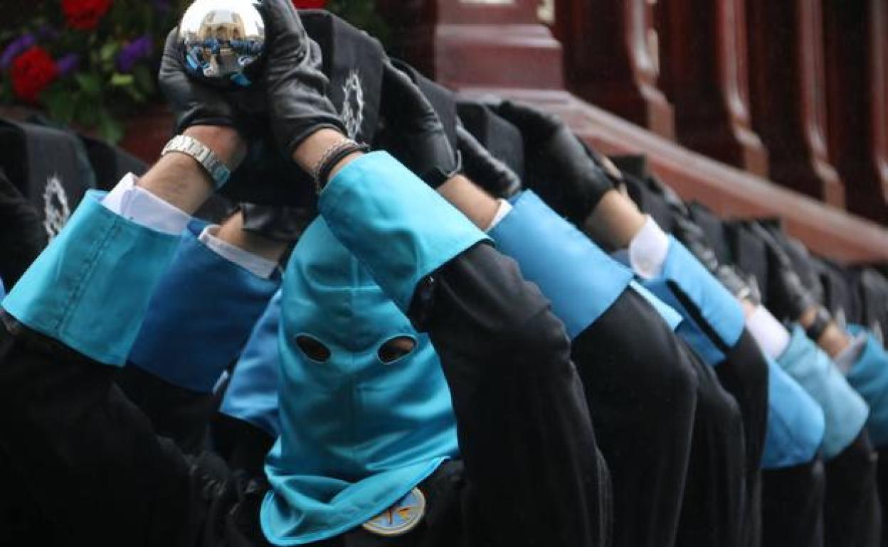 Acto central de la cofradía en el Jueves Santo.