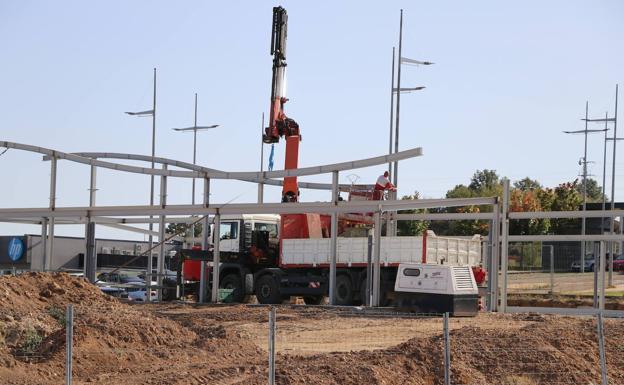 Estructura de la futura planta de León Resarch. 