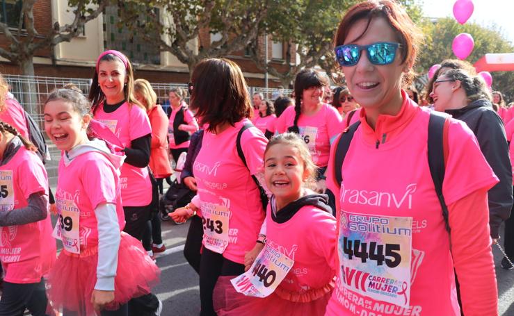 Salida de la carrera de la mujer