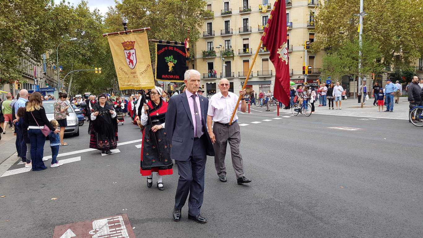 León pierde una de sus mejores embajadas y cierra la 'Casa de León' en Barcelona por la falta de apoyo institucional. En las fotografías, actos conmemorativos en 2018.