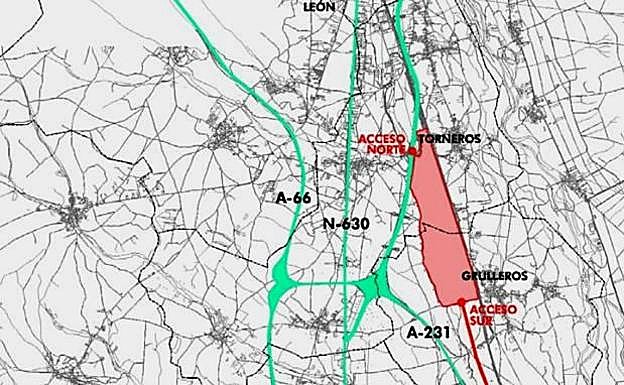 Área industrial del polígono de Torneros.