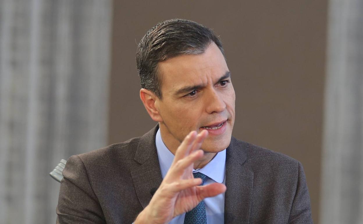 Pedro Sánchez, presidente del Gobierno en funciones