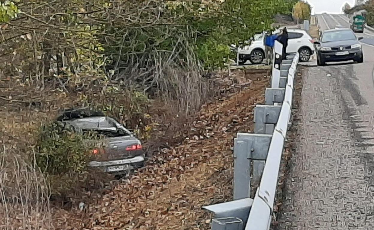 Imagen del lugar del accidente.