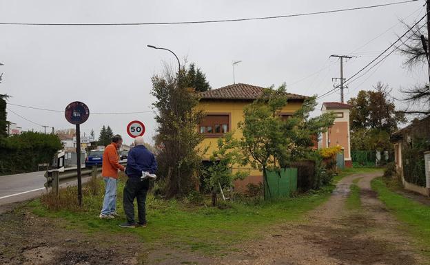 Galería. Imagen de la vivienda en la que se empotró el joven. 