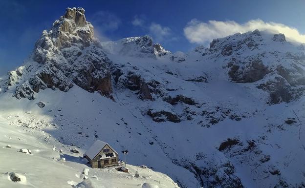 Una de las últimas imágenes compartidas coincidiendo con la nevada de primeros de otoño.