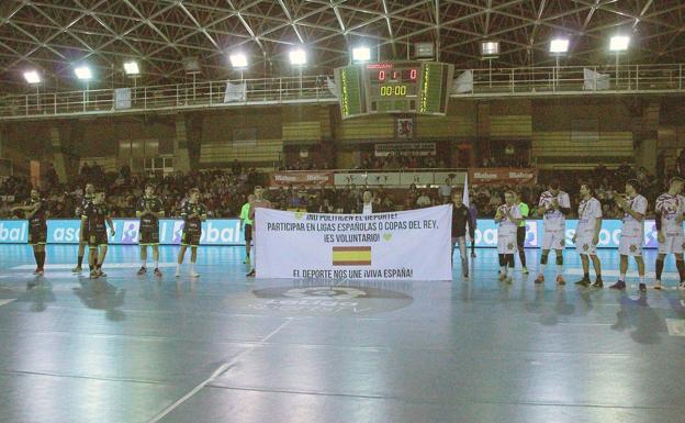 El Ademar se desmarca la polémica pancarta y culpa a la Federación de Castilla y León