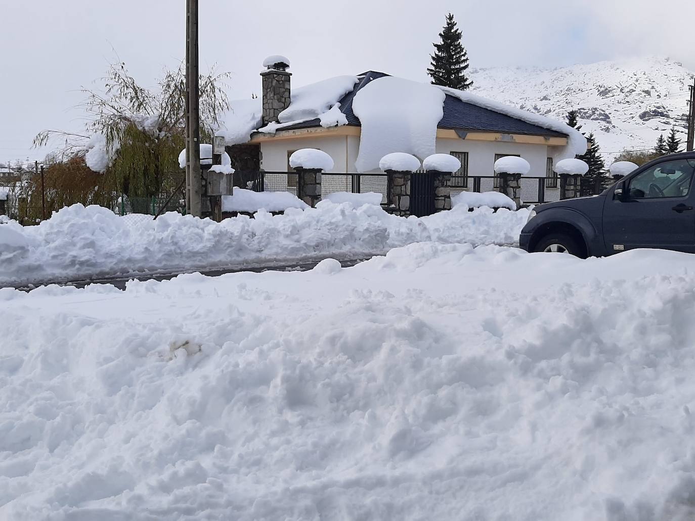 Fotos: Un paisaje invernal en León