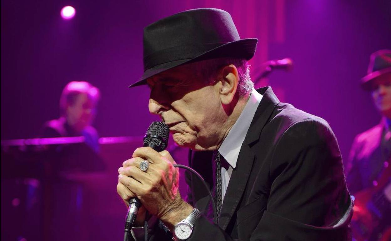 Leonard Cohen, durante el Festival de Jazz de Montreal, en 2013. 