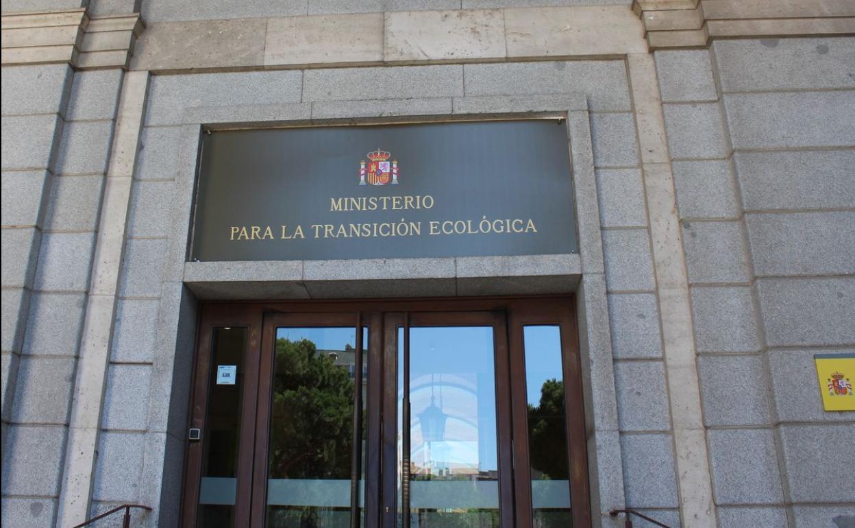 Fachada del Ministerio para la Transición Ecológica.