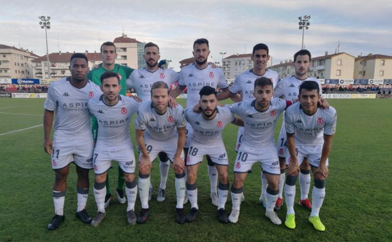 Once inicial de la Cultural en Calahorra.