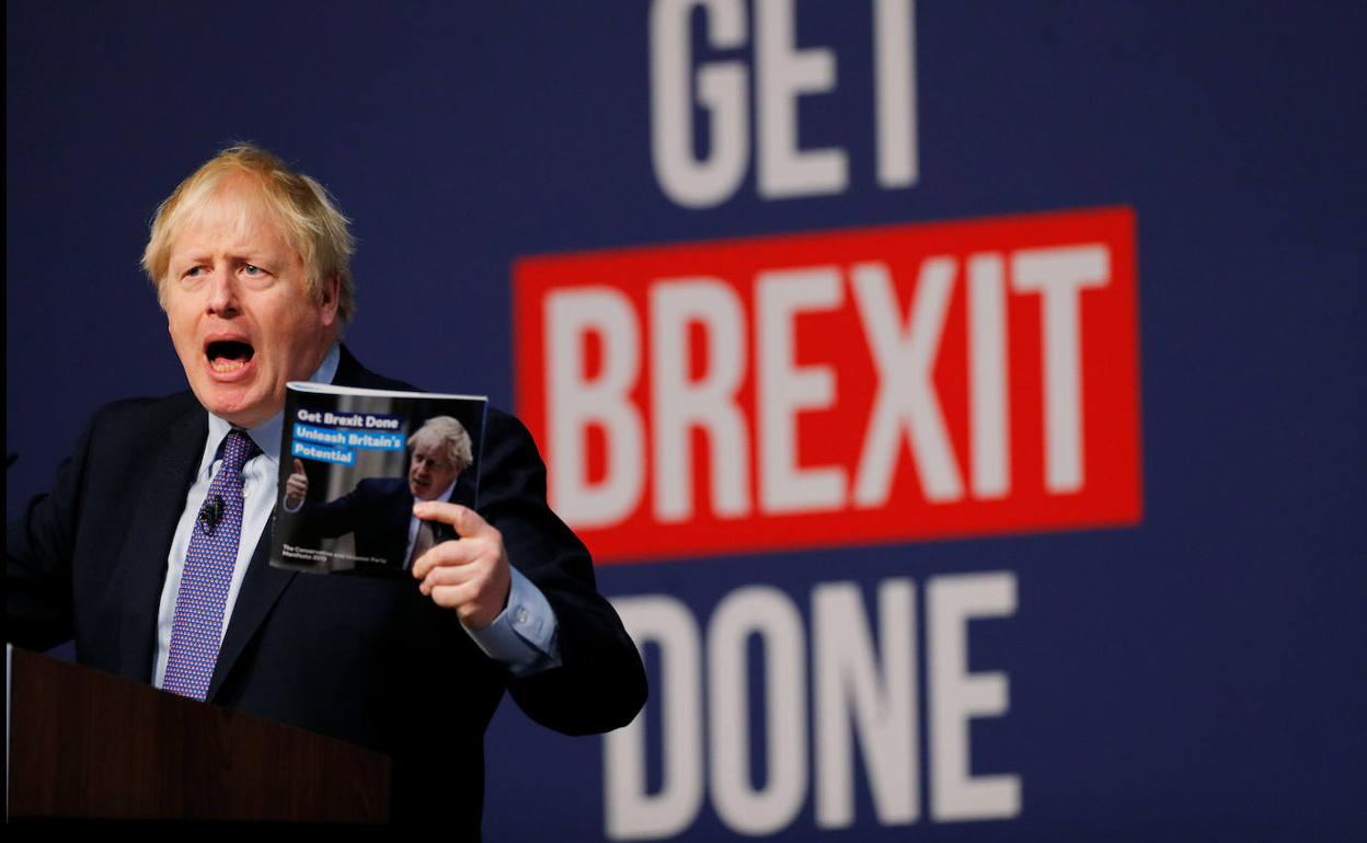 Johnson promete en su programa electoral un 'brexit' antes de finales de enero