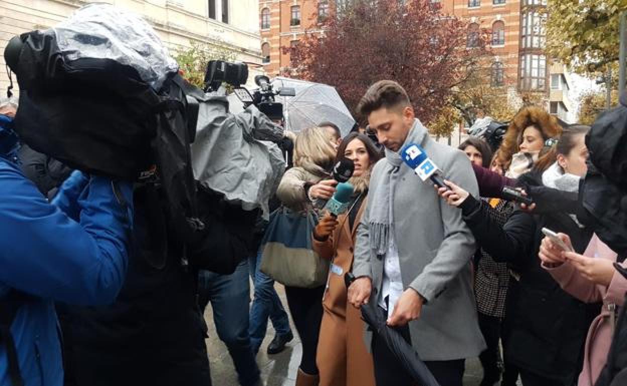 Víctor Rodríguez, en la primera jornada del juicio. 