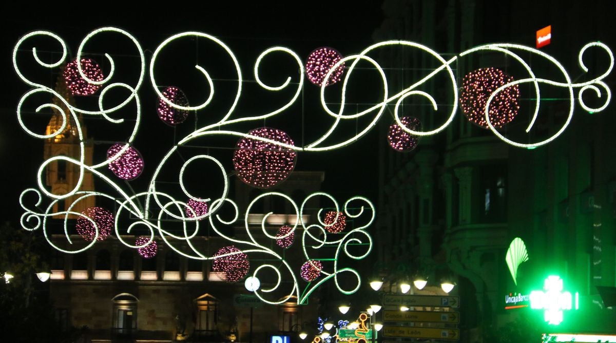 Fotos: Encendido de las luces de Navidad de León