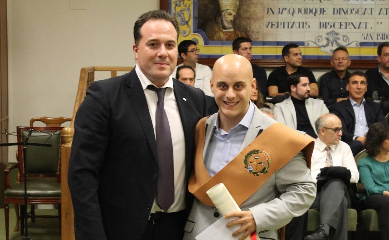 Uno de los premiados. 