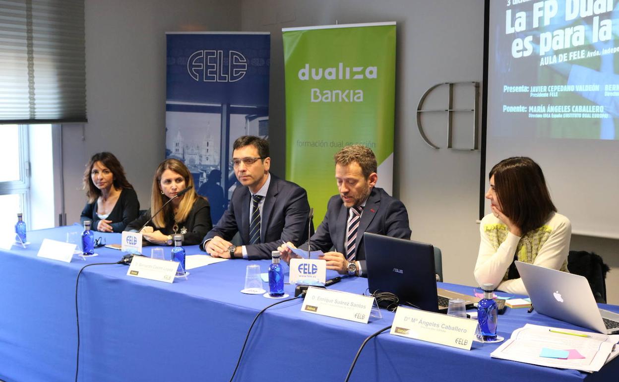 Las empresas leonesas conocen las ventajas de la FP Dual con Fele y Fundación Bankia