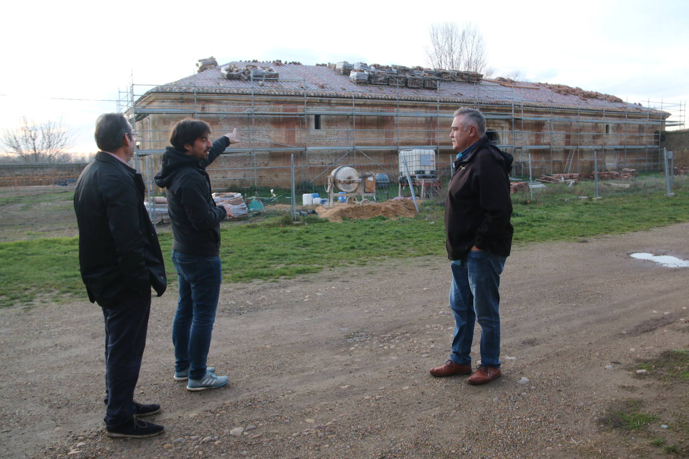 Fotos: Obras en la panera del Monasterio de Sandoval