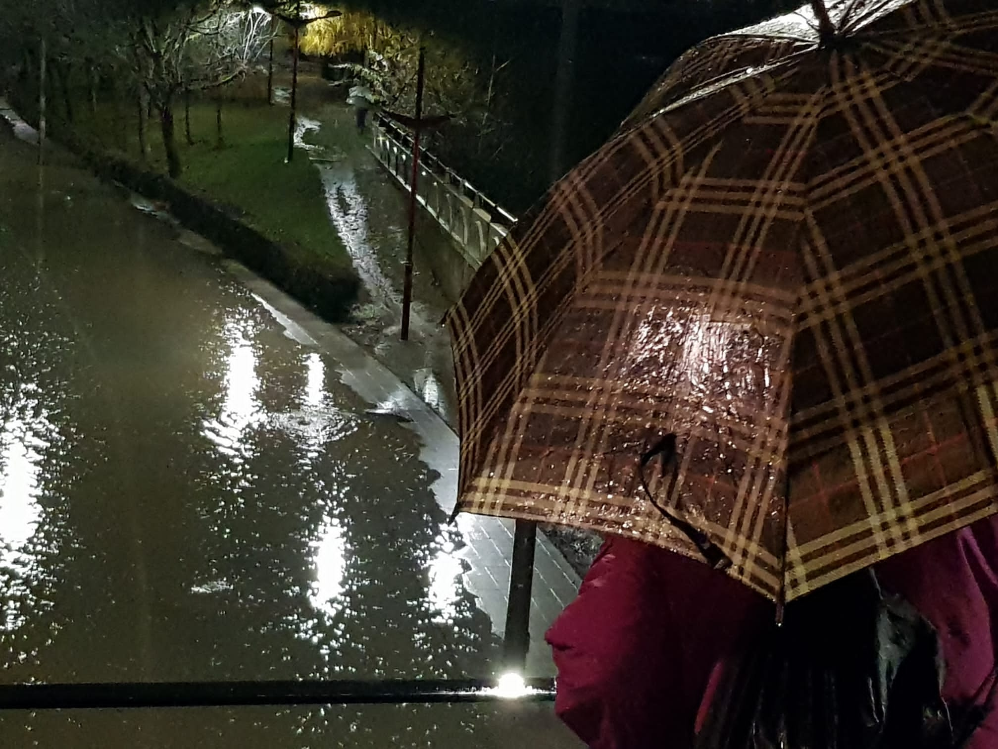 El caudal del Bernesga sobrepasa el cauce del río y obliga a cortar el Paseo de Salamanca en la capital