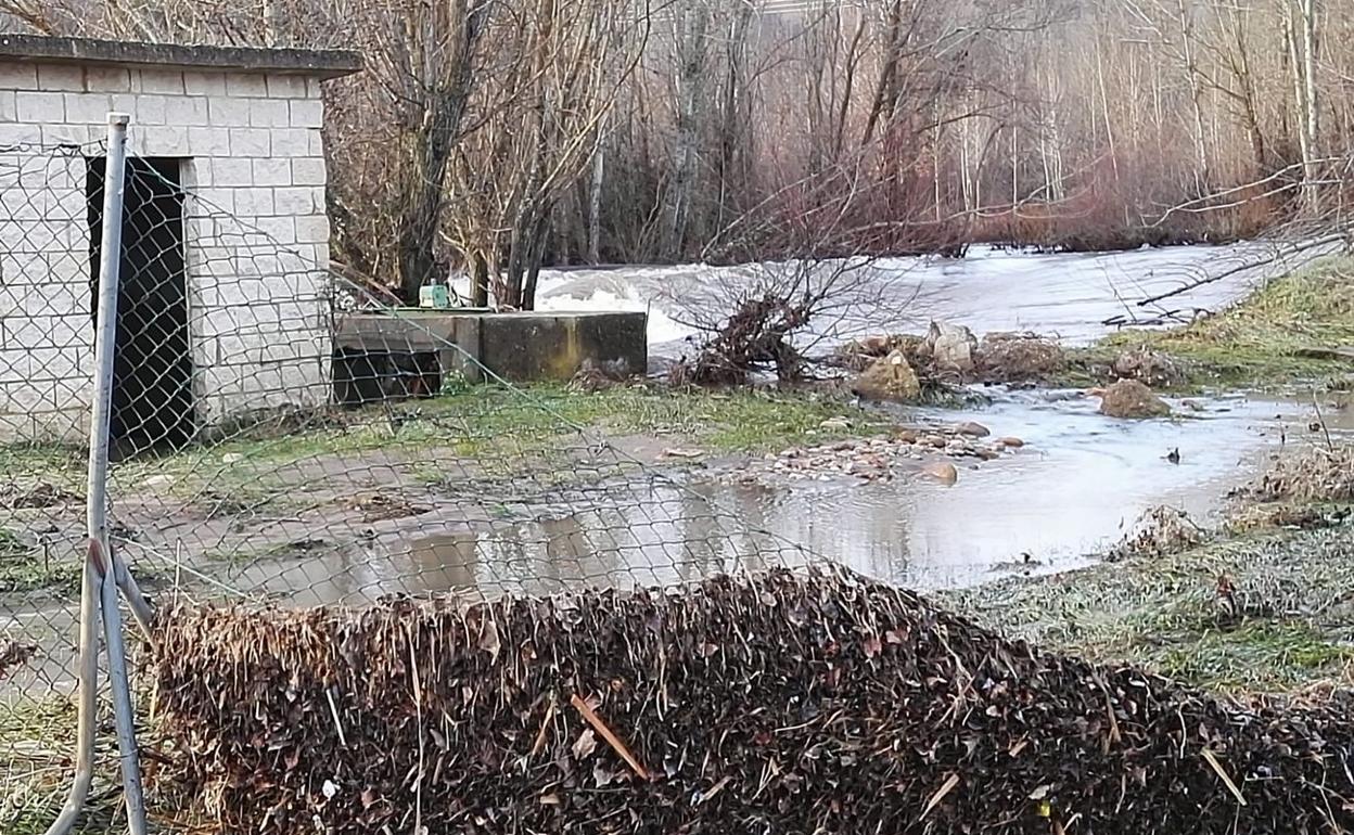 Imagen de las inundaciones en Ruiforco.