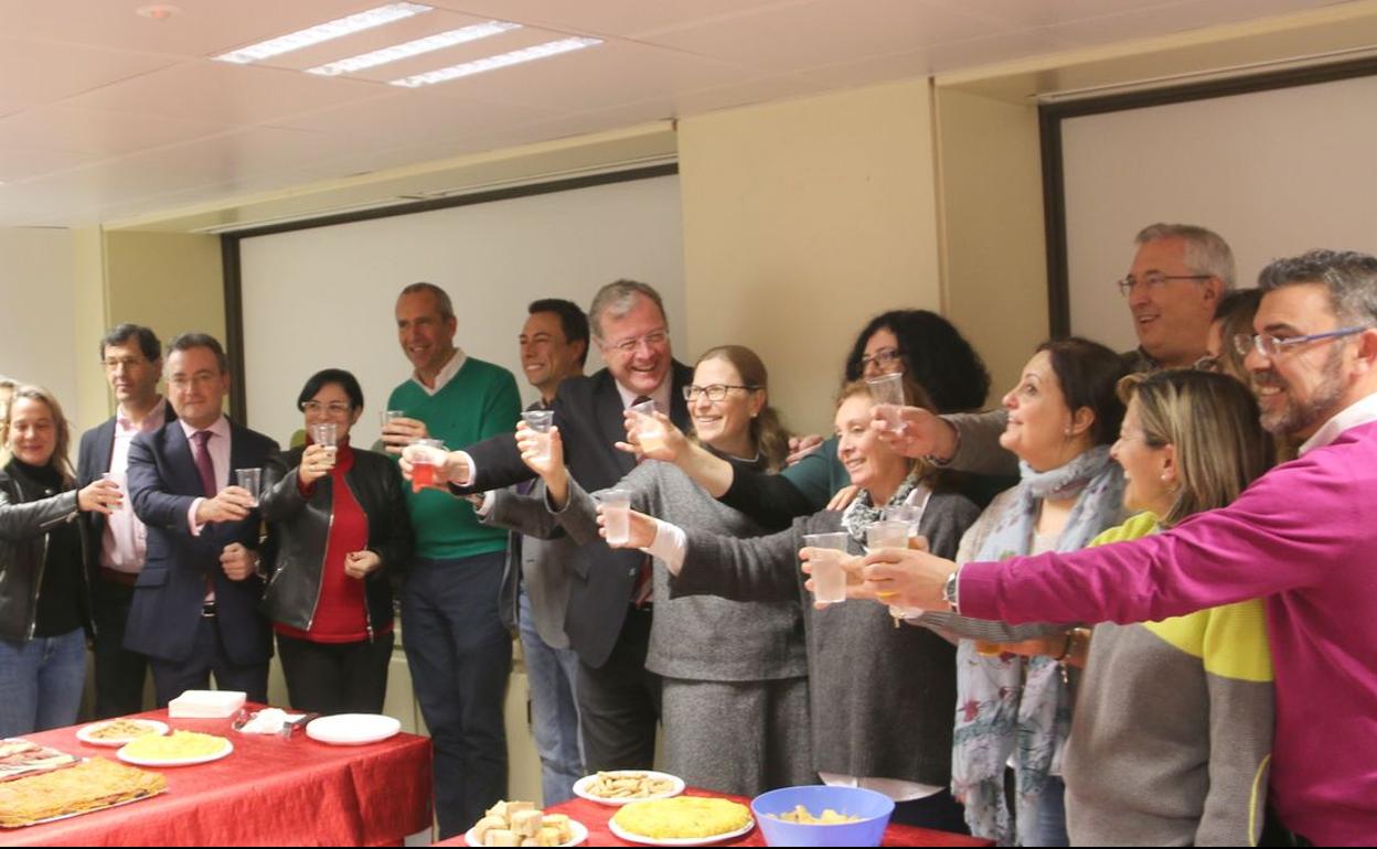 Brindis navideño del PP de León.