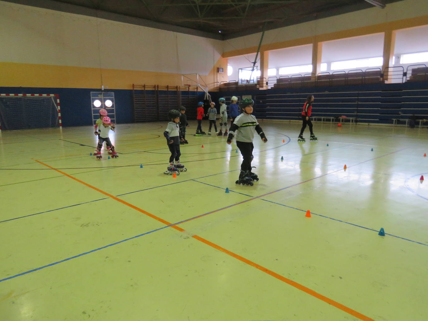 Actividad deportiva en el Hispánico.