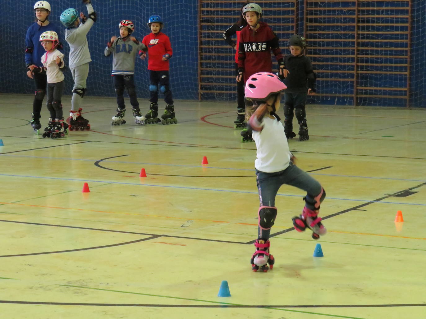 Actividad deportiva en el Hispánico.