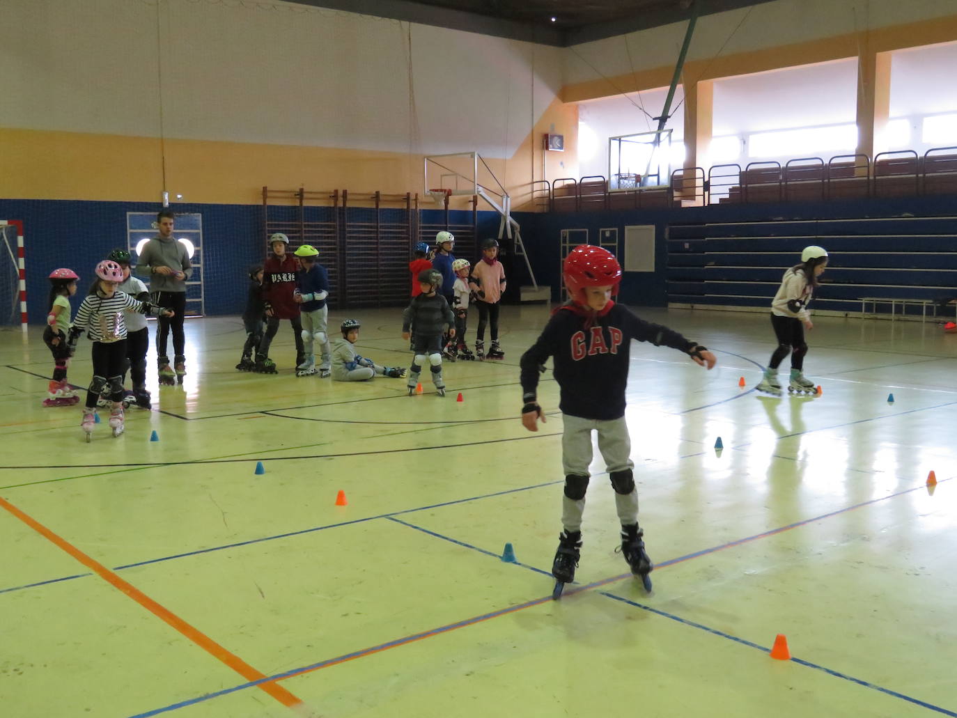 Actividad deportiva en el Hispánico.