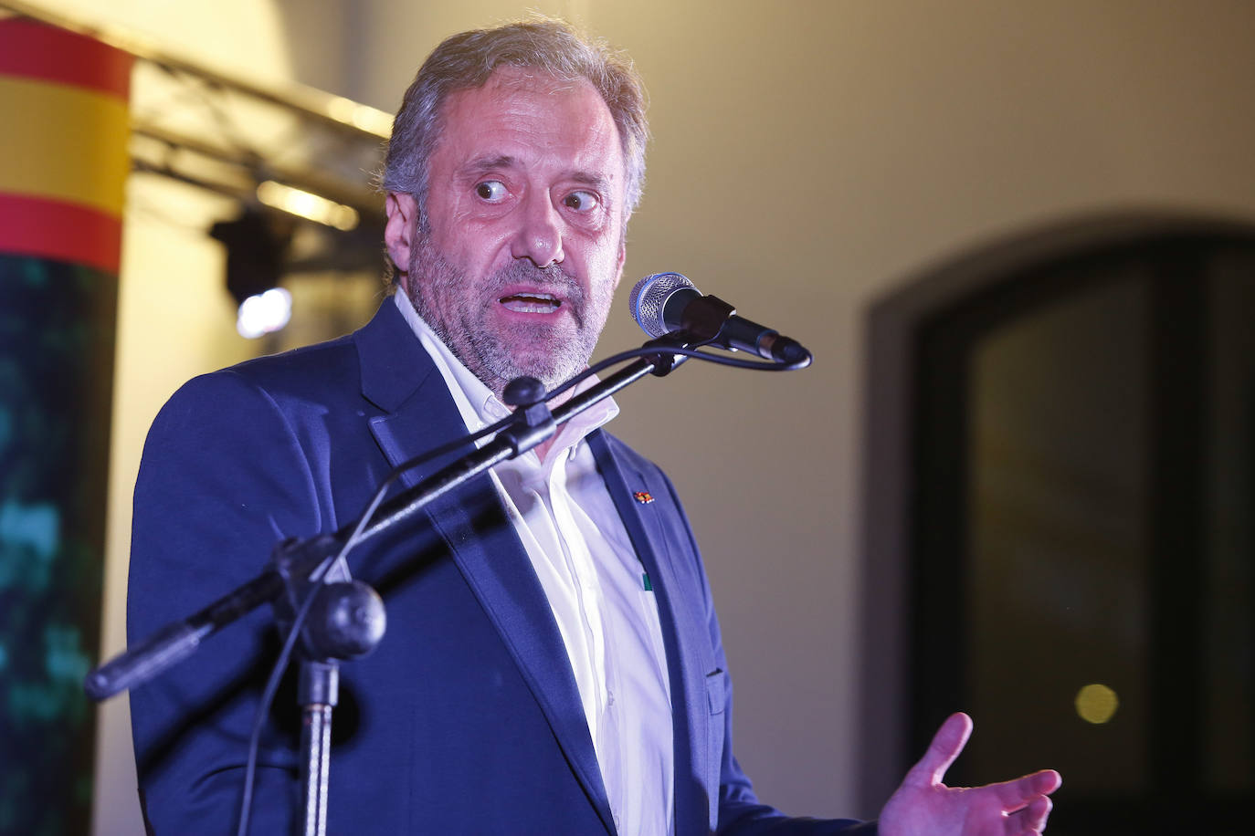 El presidente provincial de Vox, Carlos Pollán.