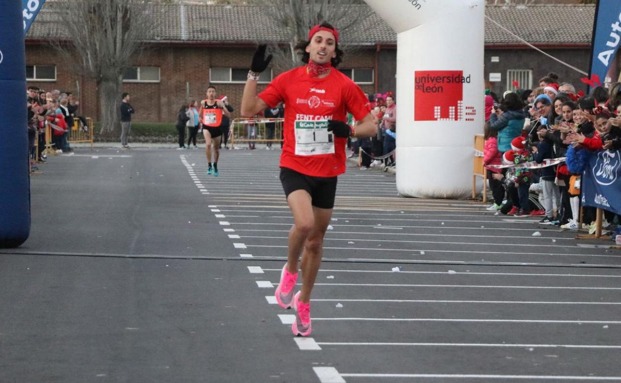 Jorge Blanco, en la San Silvestre de León de este año 2019.