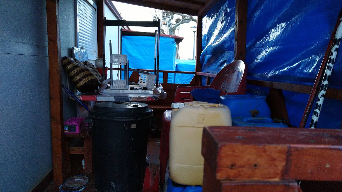 Fotos: Situación del camping de Sahagún