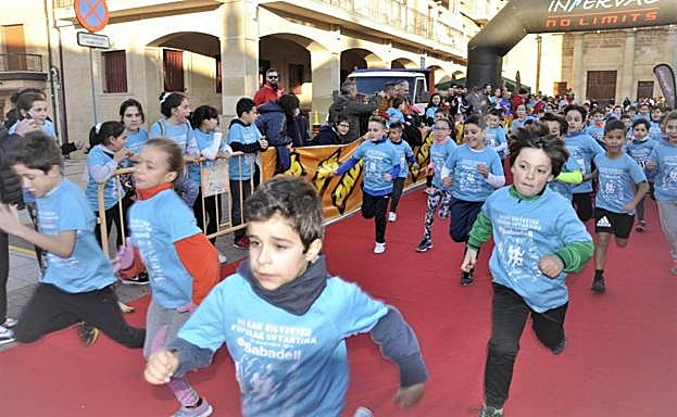 Carrera de los más pequeños en la capital coyantina.