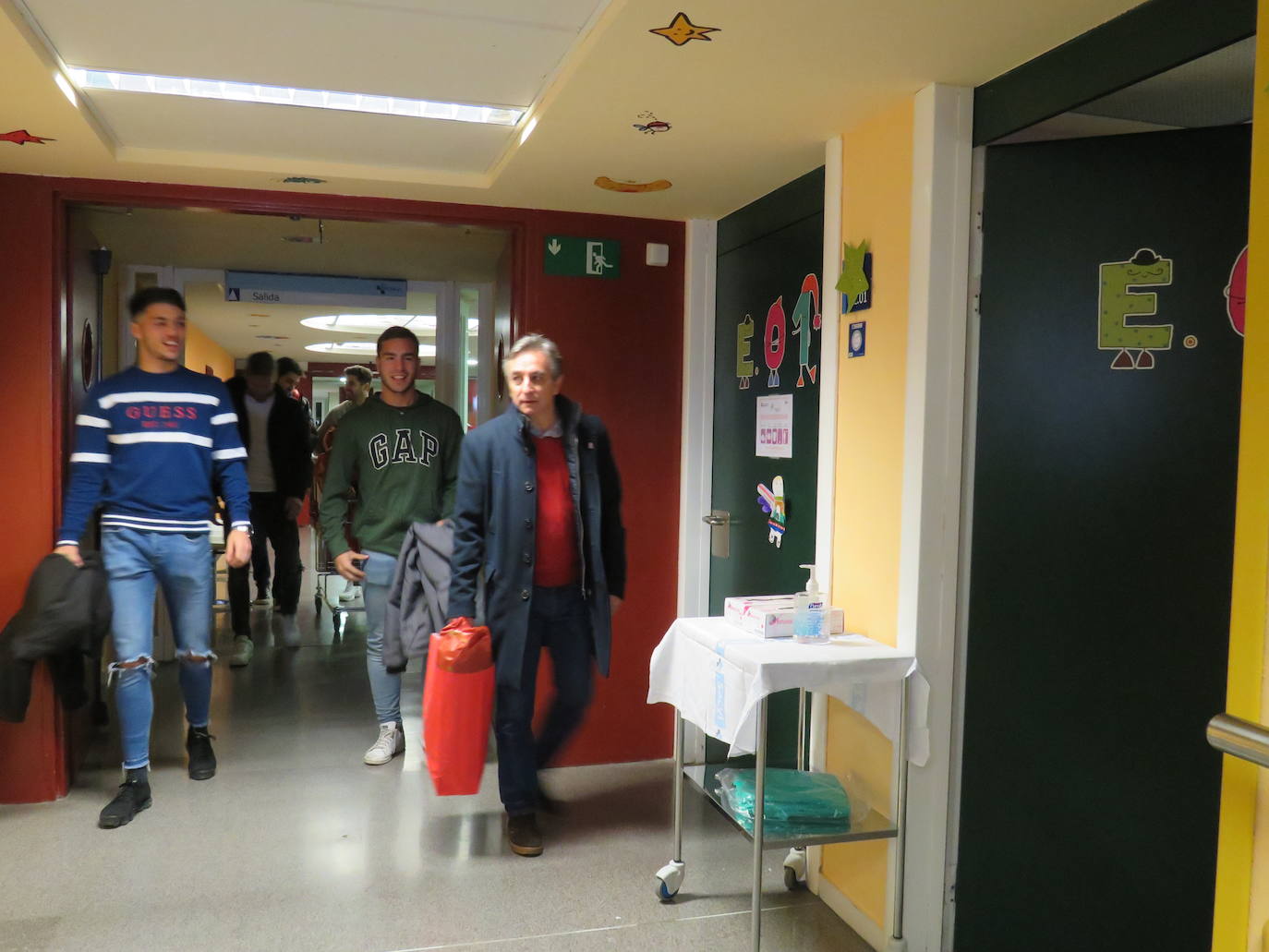 Fotos: Visita al Hospital de León