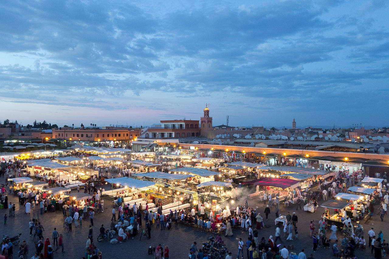 Plaza de Jamaa el Fna, Marrakech (Marruecos)